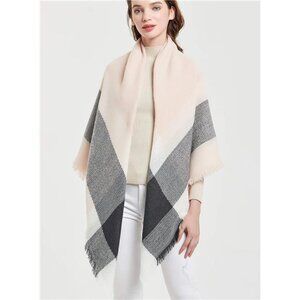 Womens Warm Blanket Scarf Square Winter Shawls Large Infinity